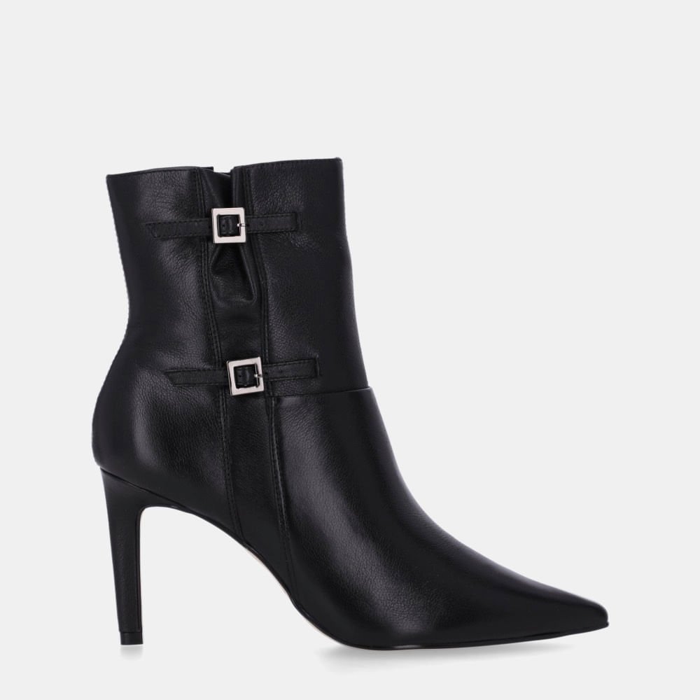 Bota Cano Curto Saara Preto - 80480034