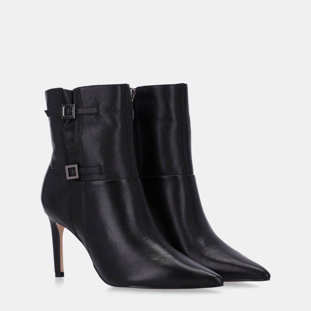 Bota Cano Curto Saara Preto - 80480034 Preto 4