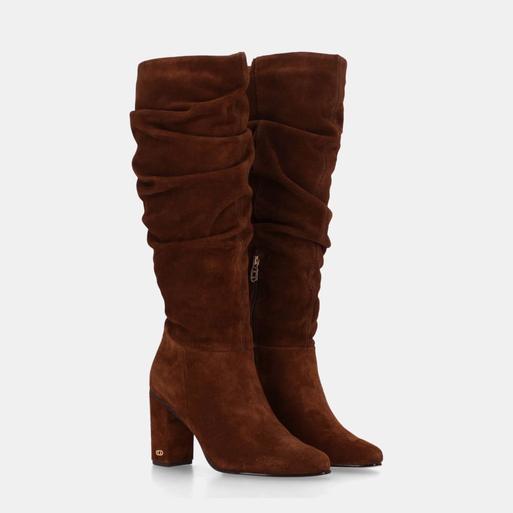 Bota Cano Longo Camurça Trufa - 56510029 Trufa 3