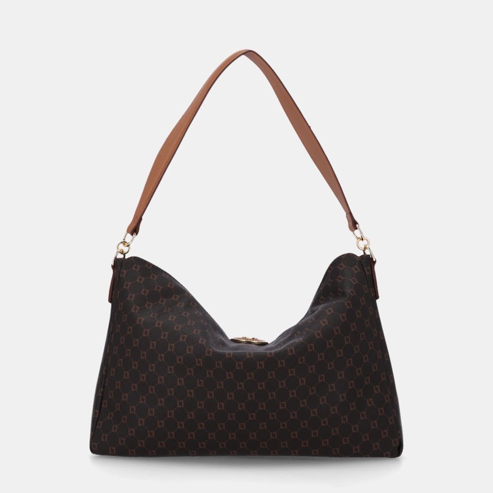 Bolsa Hobo Grande Nmonograma Ll Mocca - 2000724 Mocca 2