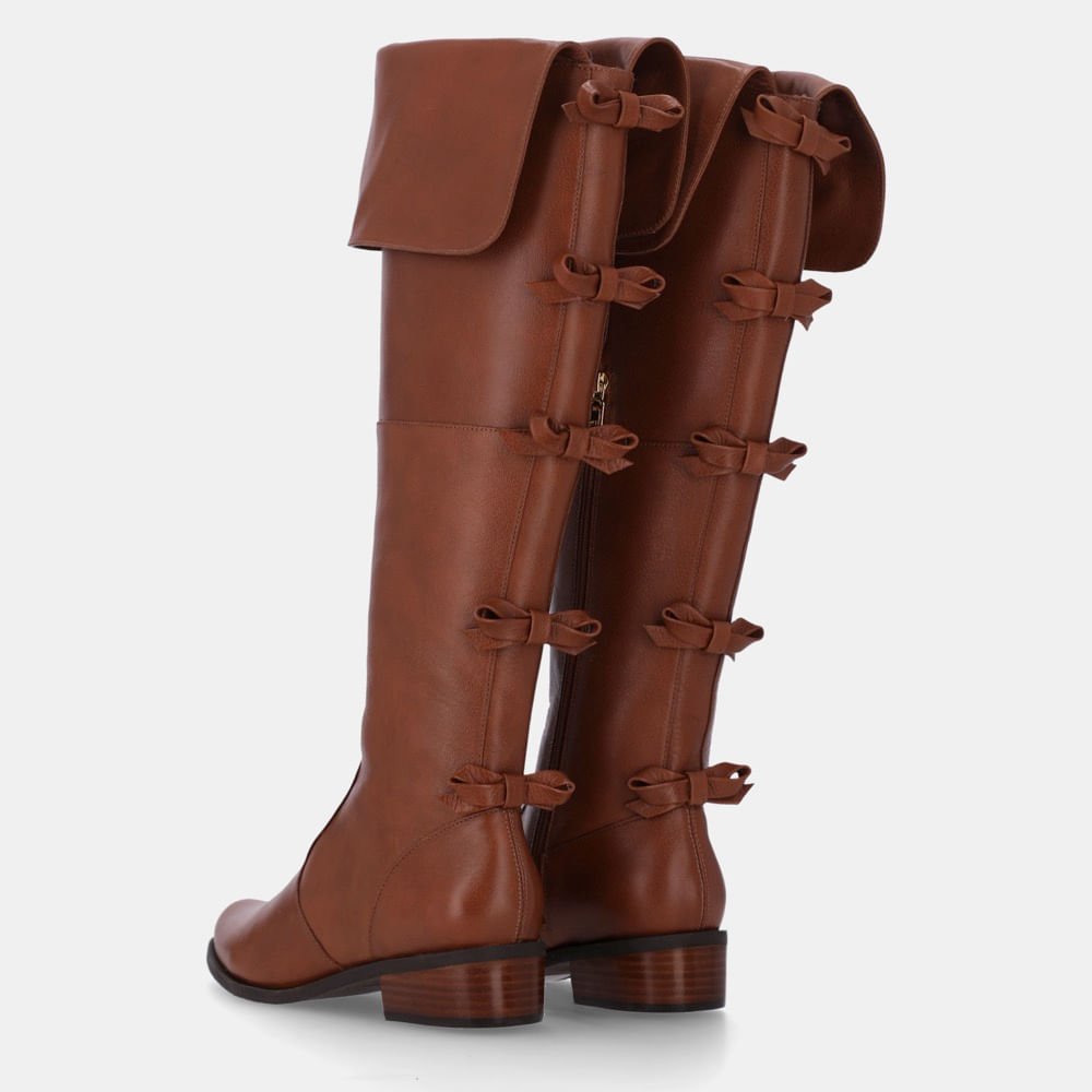 Bota Over The Knee Montenapoleone Âmbar - 52460900 Ambar 3