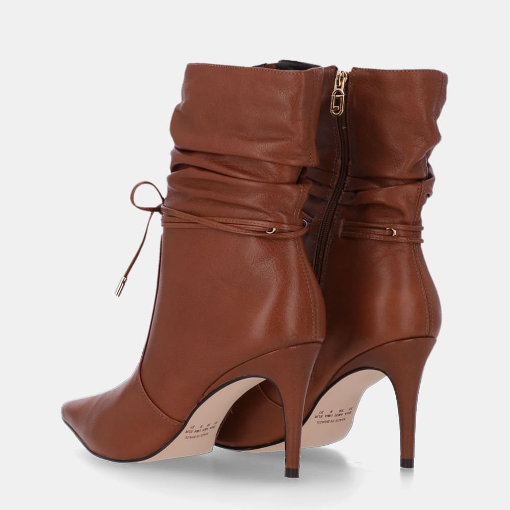 Bota Cano Médio Montenapoleone Âmbar - 56970006 Âmbar 4