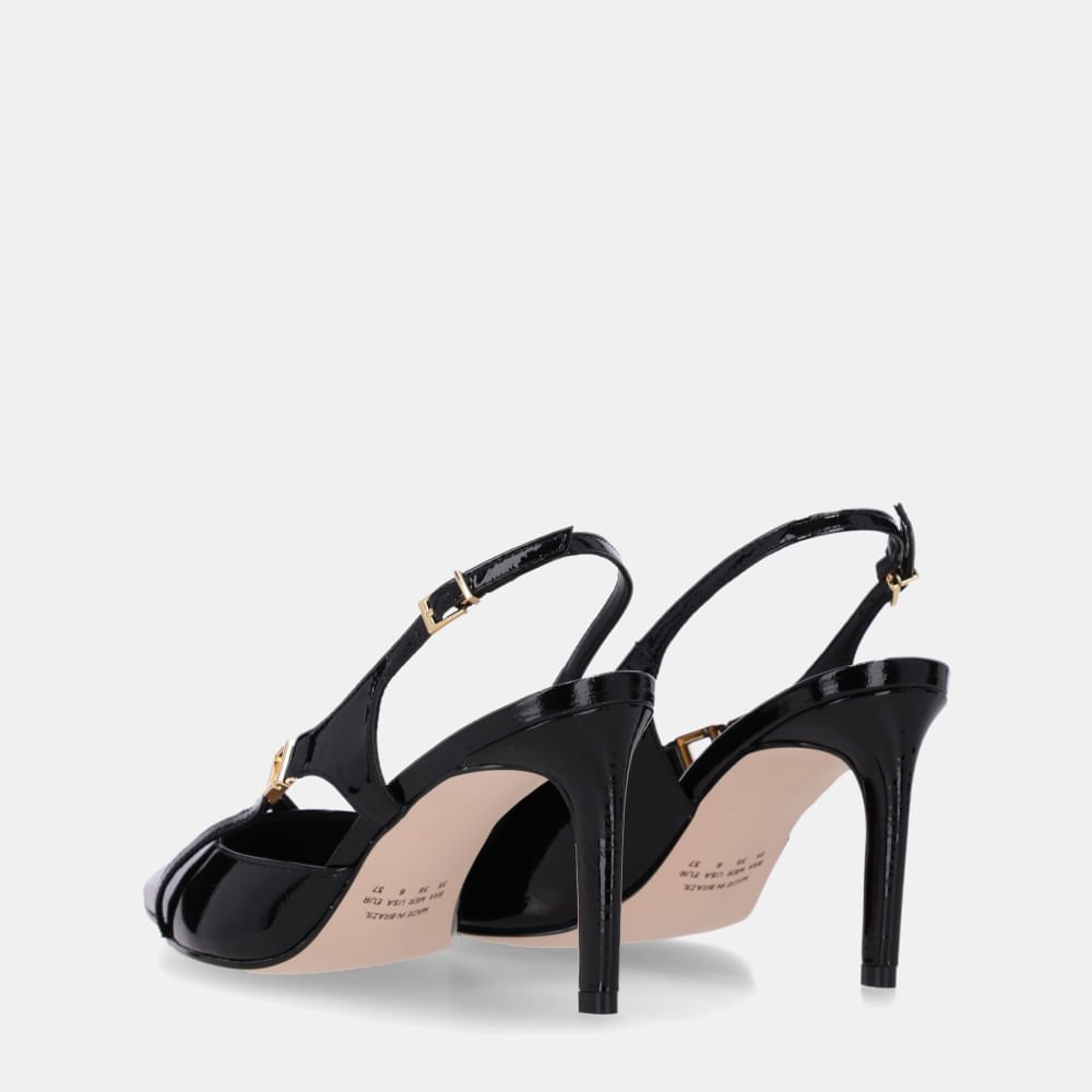 Slingback Verona Preto - 80480032 Preto 3