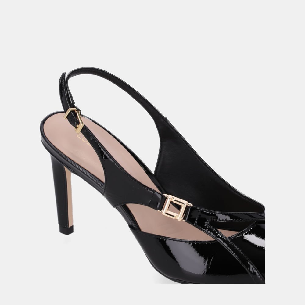Slingback Verona Preto - 80480032 Preto 4