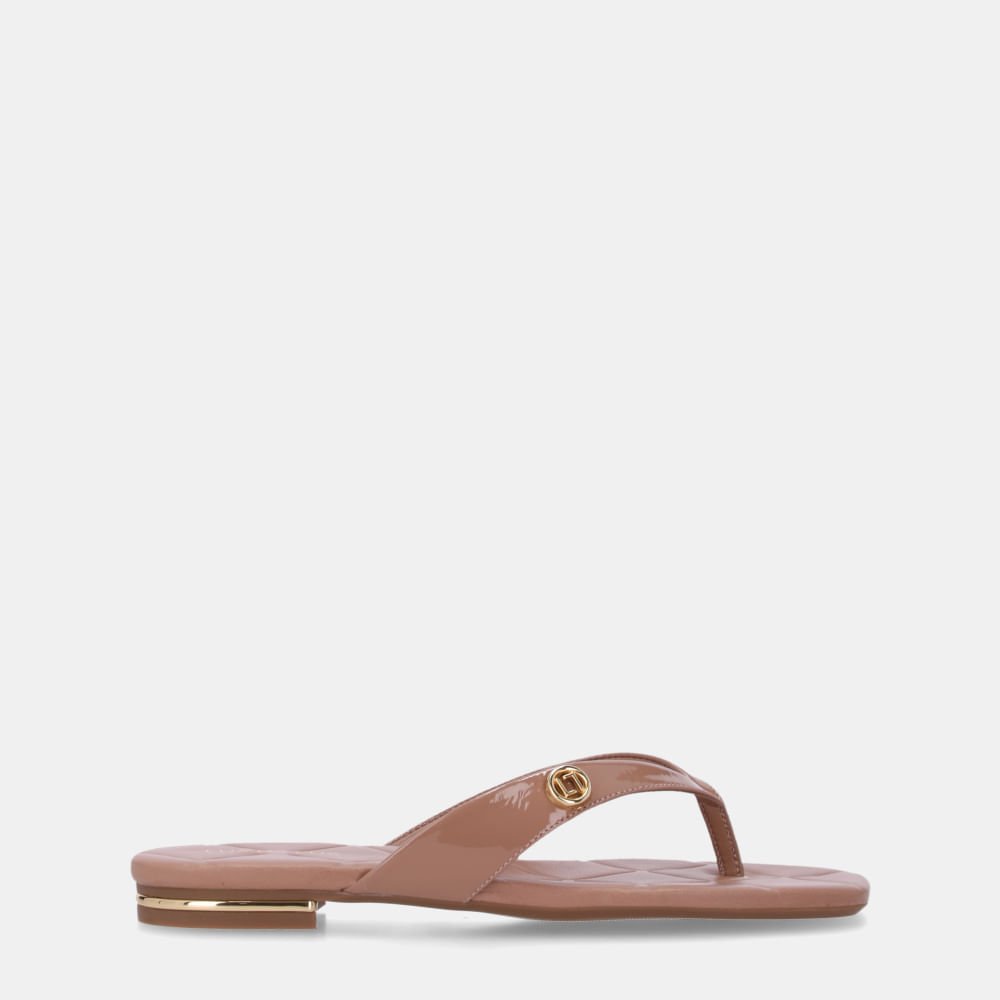 Chinelo Couro Verona Mousse - 80960002