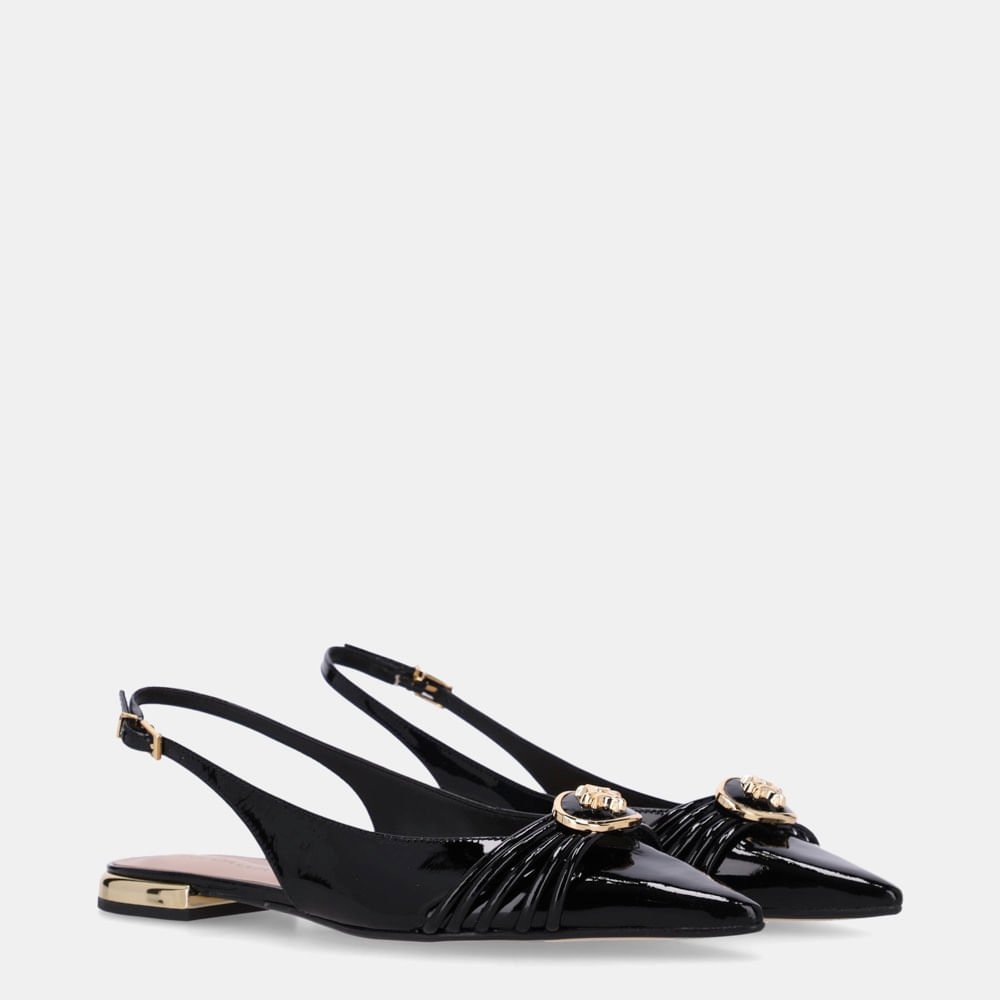Slingback Verona Preto - 80240041 Preto 2