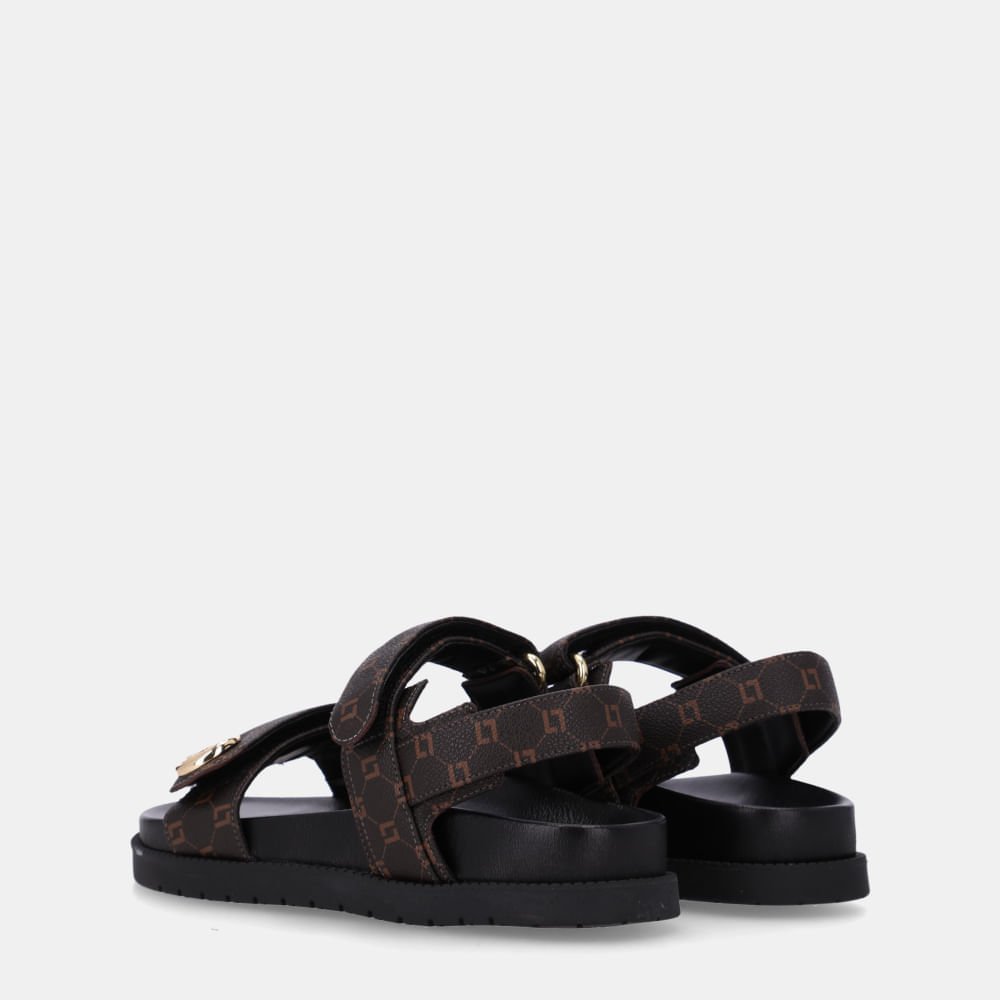 Sandália Flatform Monograma Mocca - 80650007 Mocca 3