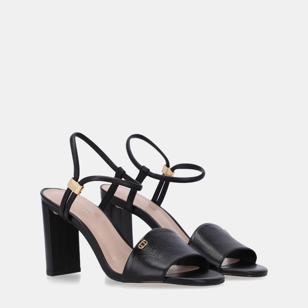 Sandália Salto Saara Preto - 80380034 Preto 2