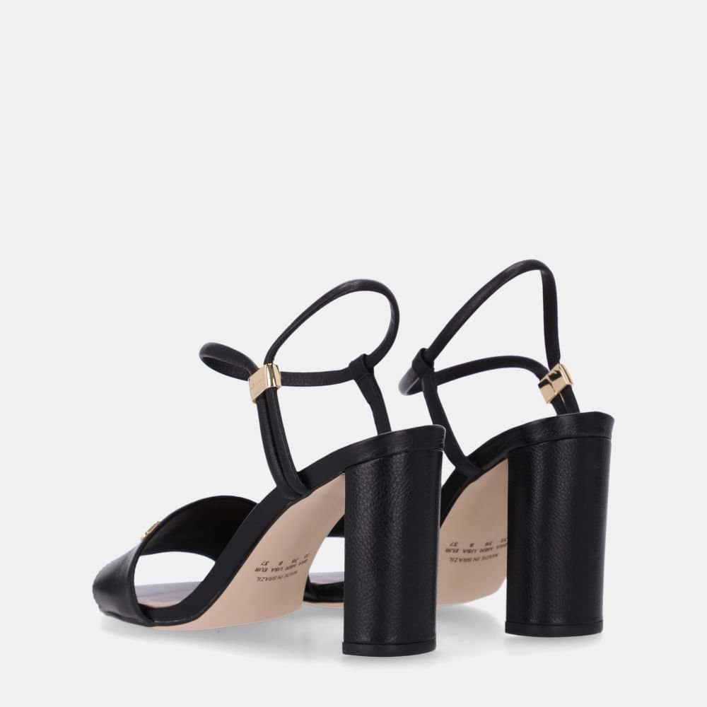 Sandália Salto Saara Preto - 80380034 Preto 3