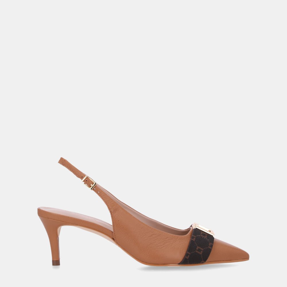 Slingback Monograma Mocca - 80830007
