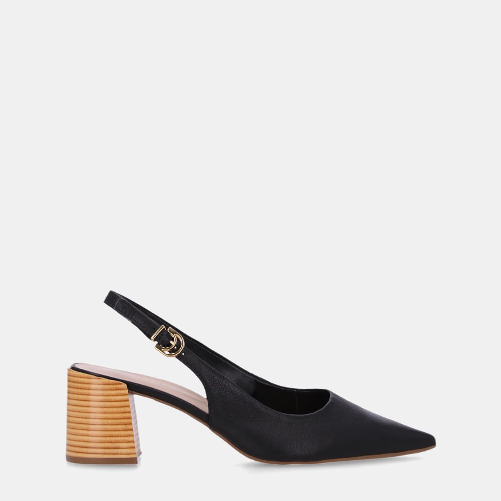 Slingback Saara Preto - 60330022