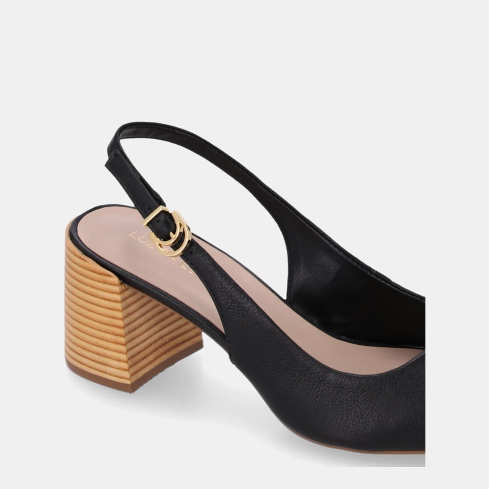Slingback Saara Preto - 60330022 Preto 4