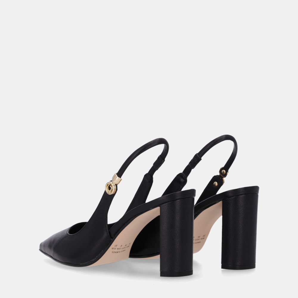 Slingback Saara Preto - 80230044 Preto 3