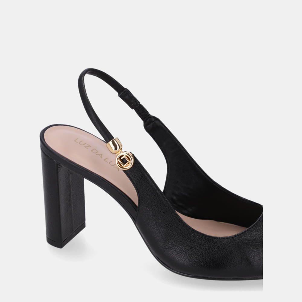 Slingback Saara Preto - 80230044 Preto 4