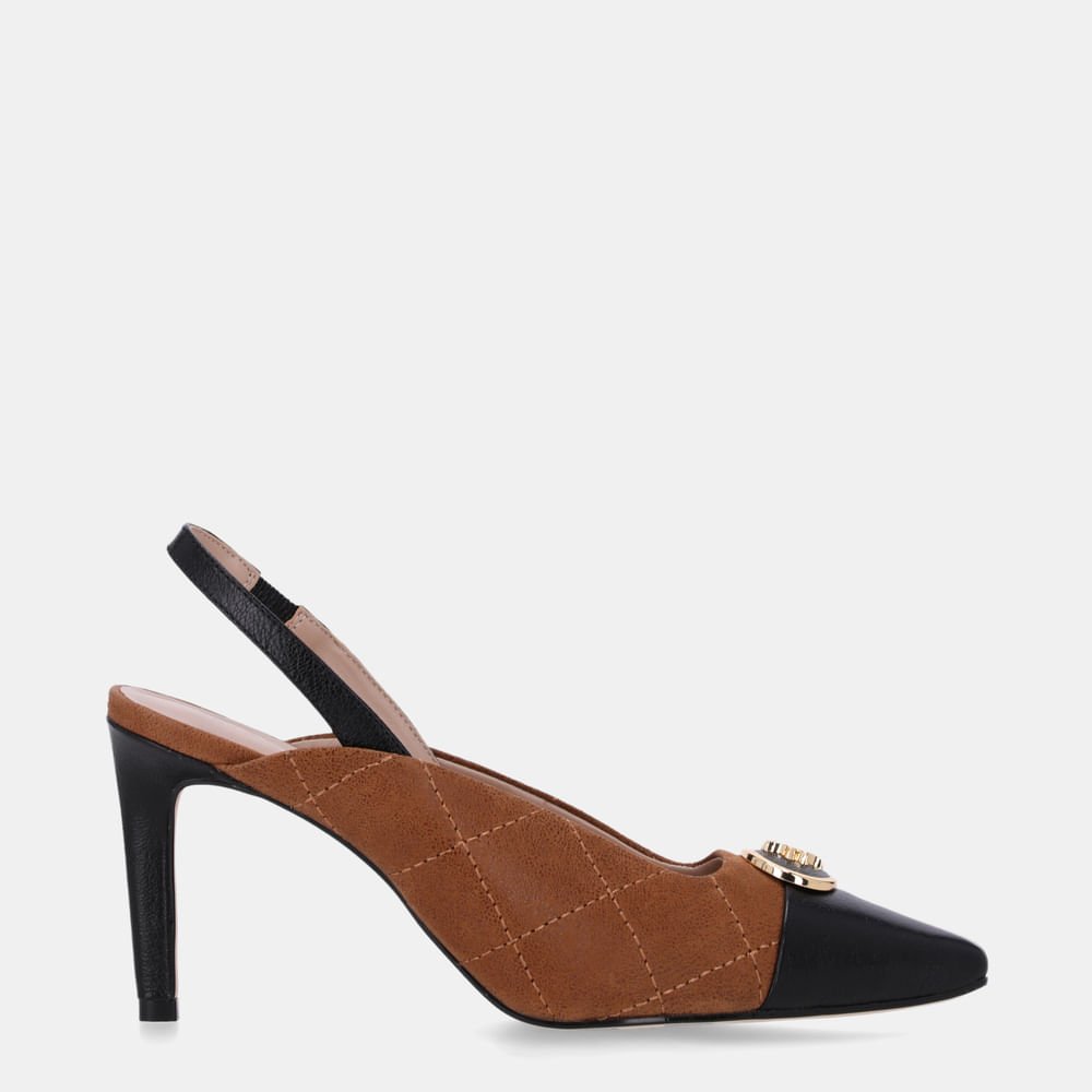 Slingback Arenito Canela - 80480042