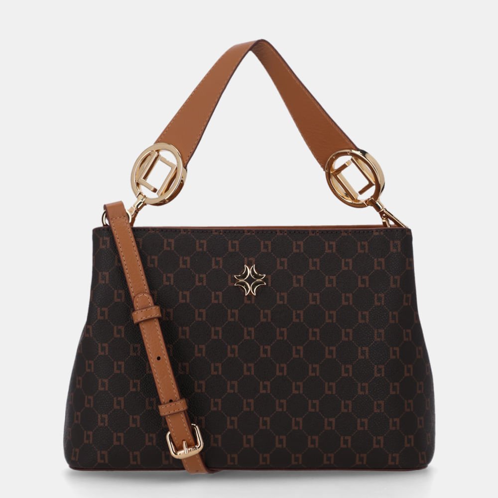 Bolsa Tote Média Monograma Ll Mocca - 2000549
