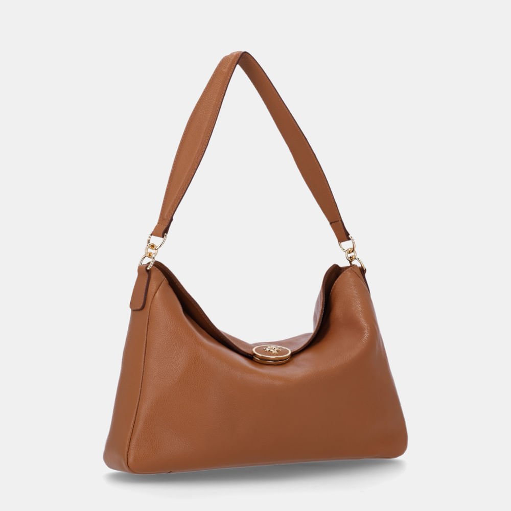 Bolsa Hobo Grande New Ridge Amêndoa - 2000724 Amendoa 3