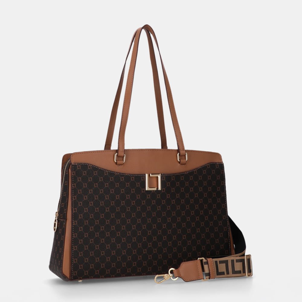 Bolsa Executiva Grande Monograma Ll Mocca - 2000864 Mocca 3