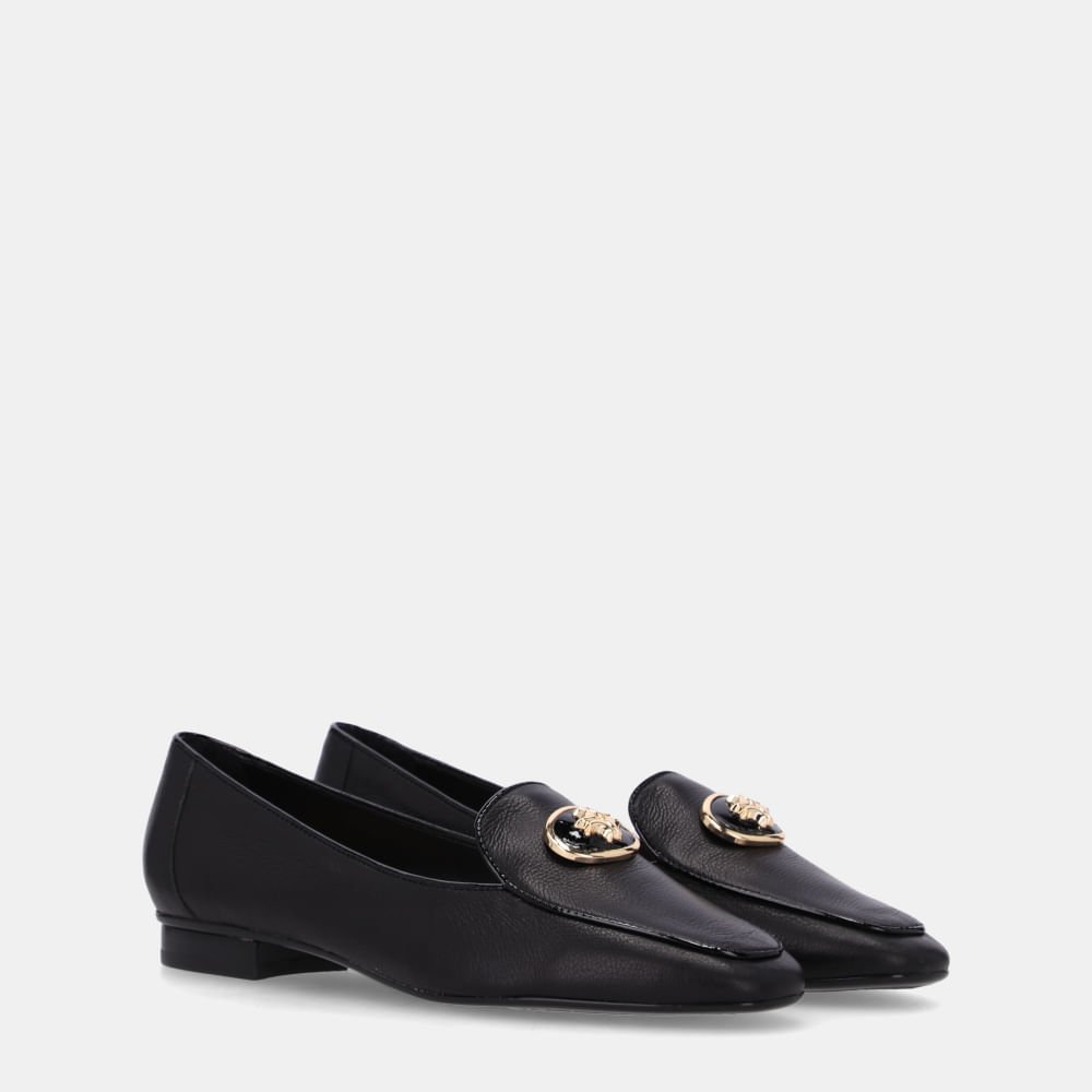 Loafer Saara Preto Com Verona Preto - 80330040 Preto 2