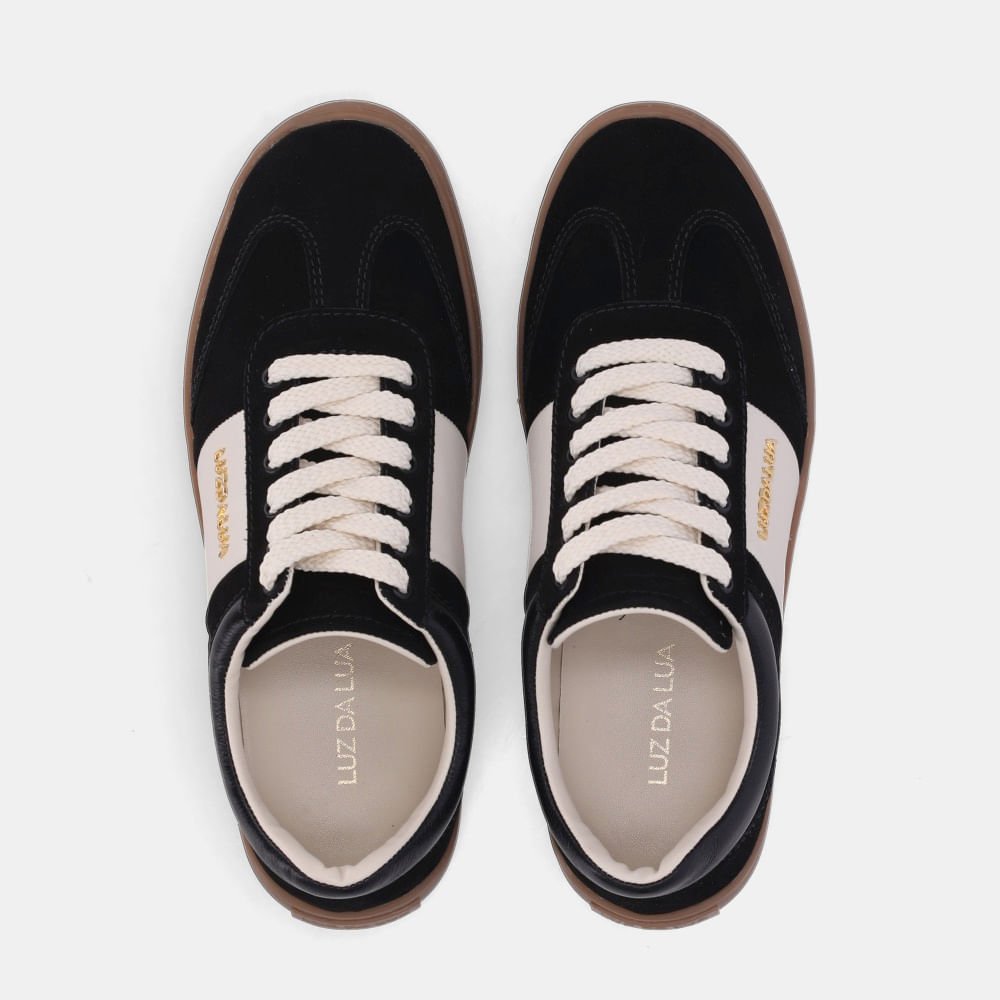 Tênis Cervo Preto Com Saara Panna- 60710009 Preto 5