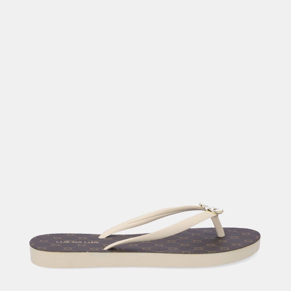 Chinelo Injetado Rubber Marfim - 60580001