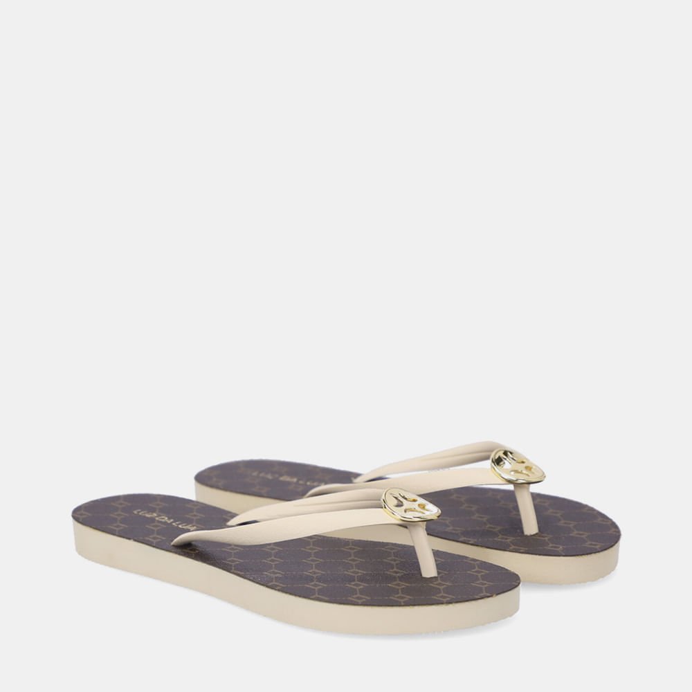 Chinelo Injetado Rubber Marfim - 60580001 Mocca 2