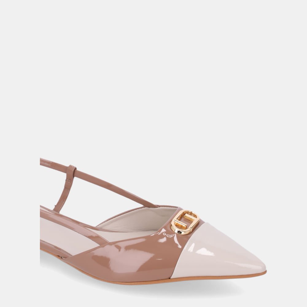 Slingback Verniz Pu Panna/ Verniz Pu Mousse - 80240025 Mousse 4