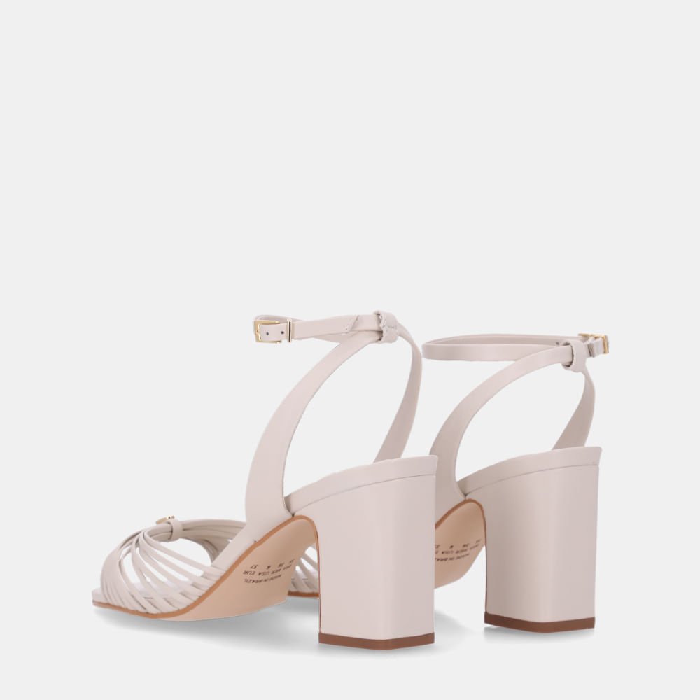 Sandália De Salto Saara Panna - 80610019 Panna 3