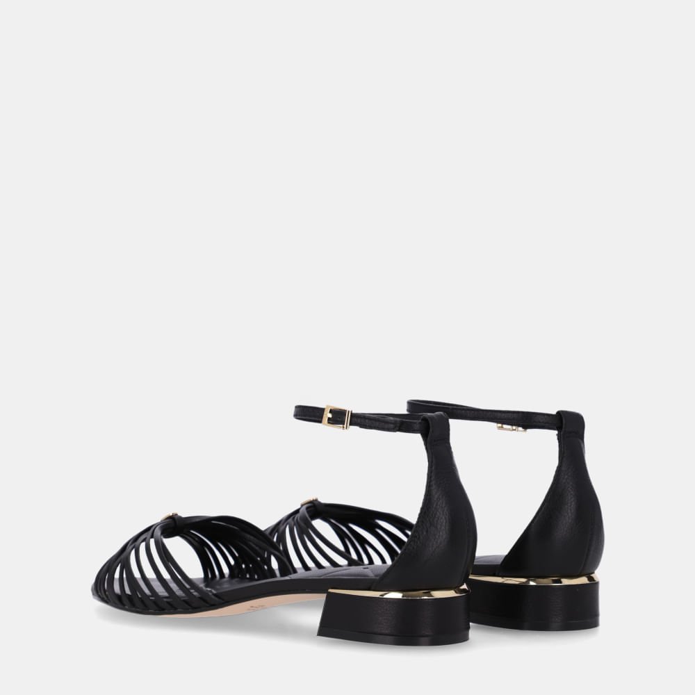 Sandália Rasteira Saara Preto - 80910007 Preto 3