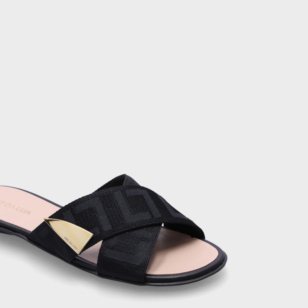 Chinelo Gorgorão Preto/preto - 52211110 Preto 4