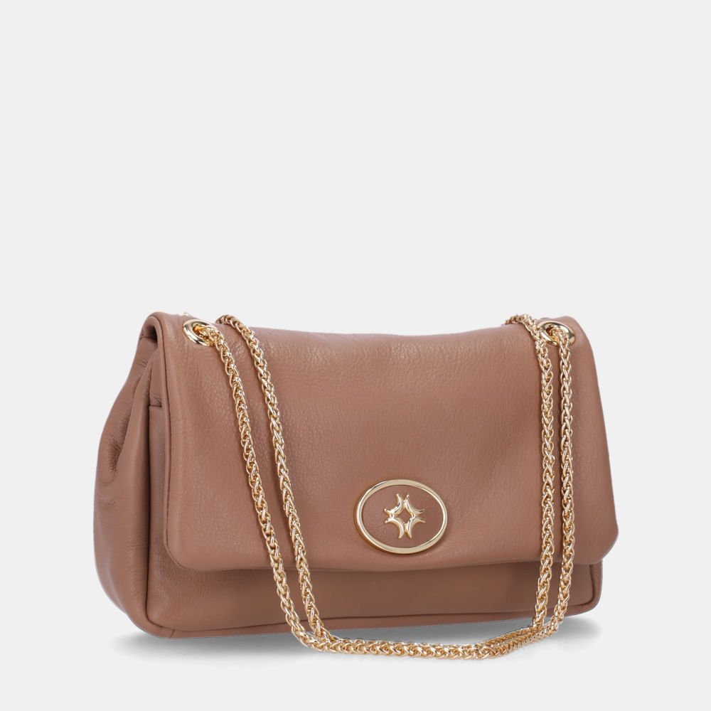 Bolsa Satchel Pequena Saara Mousse - 2000693 Mousse 3