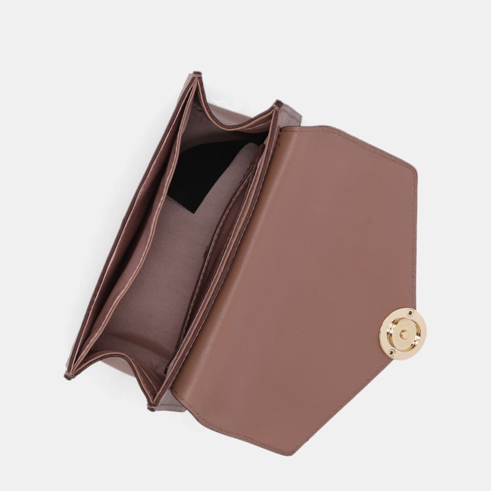 Bolsa Satchel Pequena Atacama Mousse - 2000702 Mousse 4