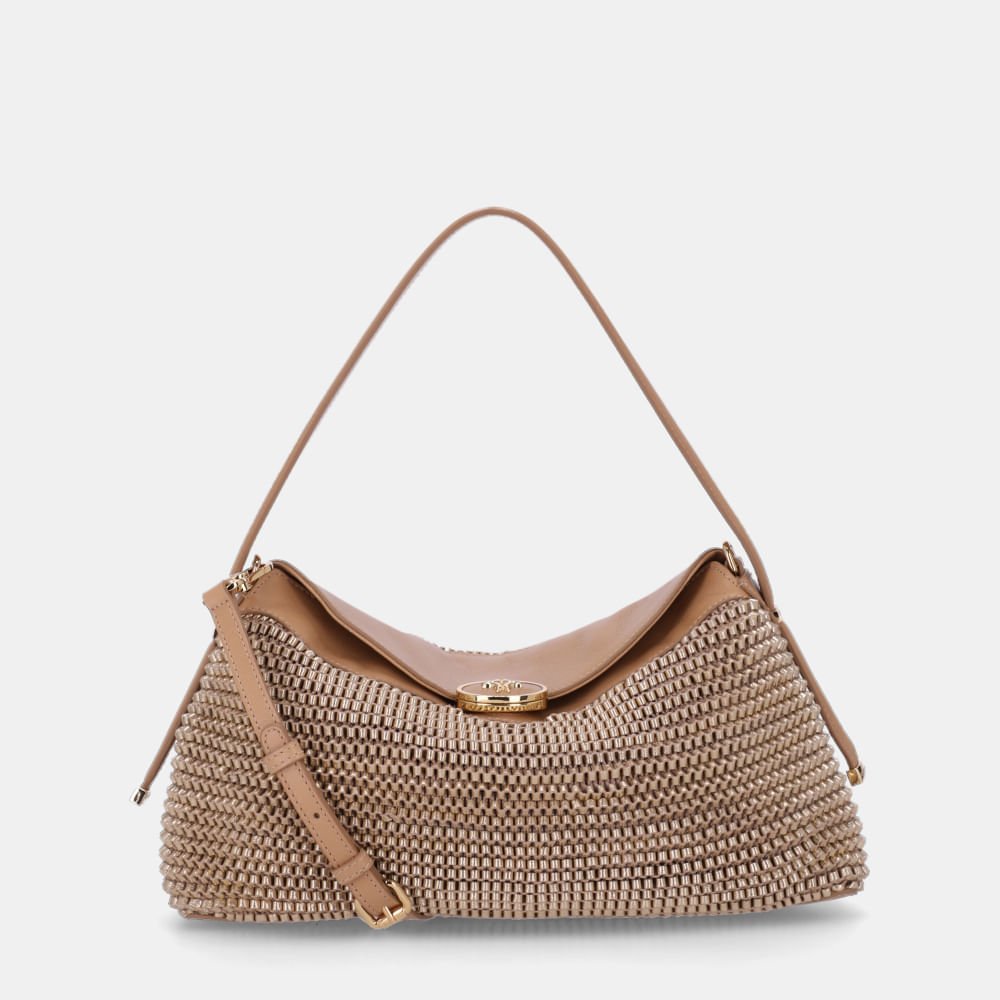 Bolsa Hobo Média Madras Ouro - 2000738