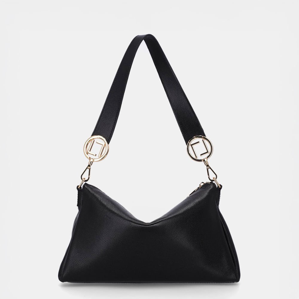 Bolsa Baguete Pequena New Ridge Preto - 2000778 Preto 2