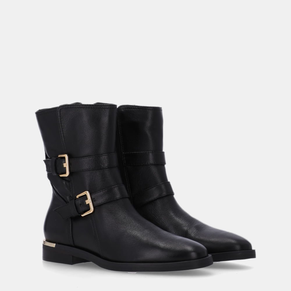 Bota Cano Curto Saara Preto - 80450016 Preto 2