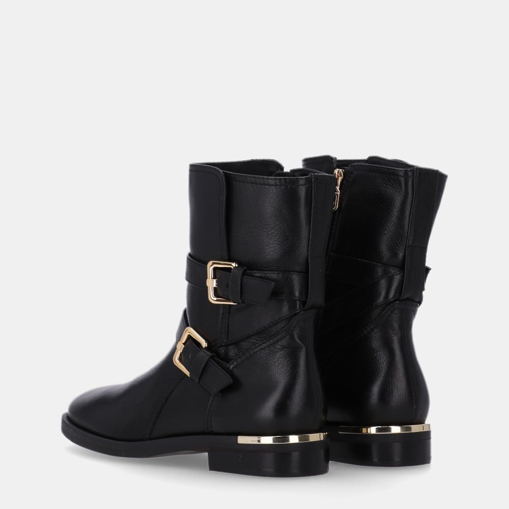 Bota Cano Curto Saara Preto - 80450016 Preto 3