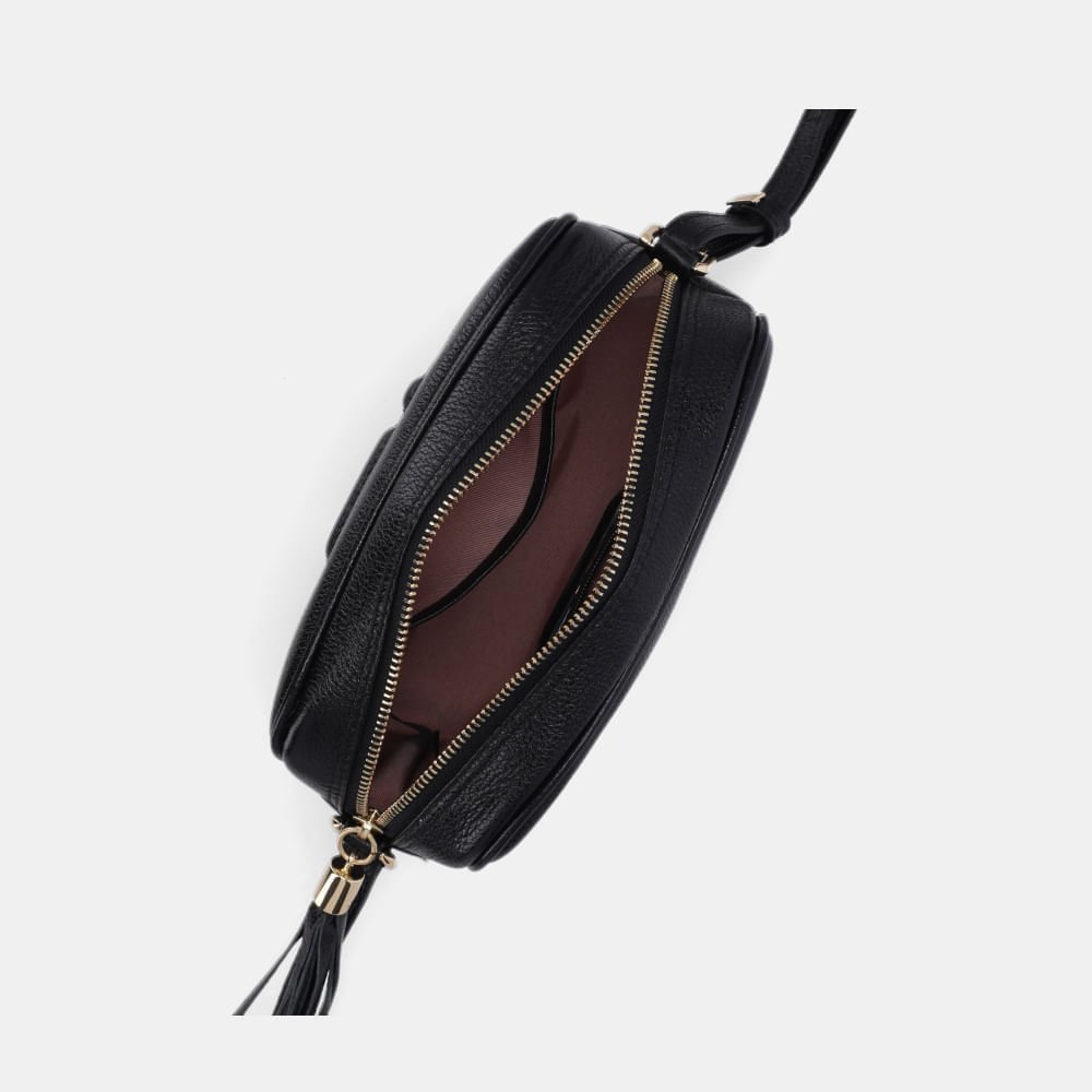 Bolsa Ellie Tiracolo Pequena New Ridge Preto - 10004962 Preto 5