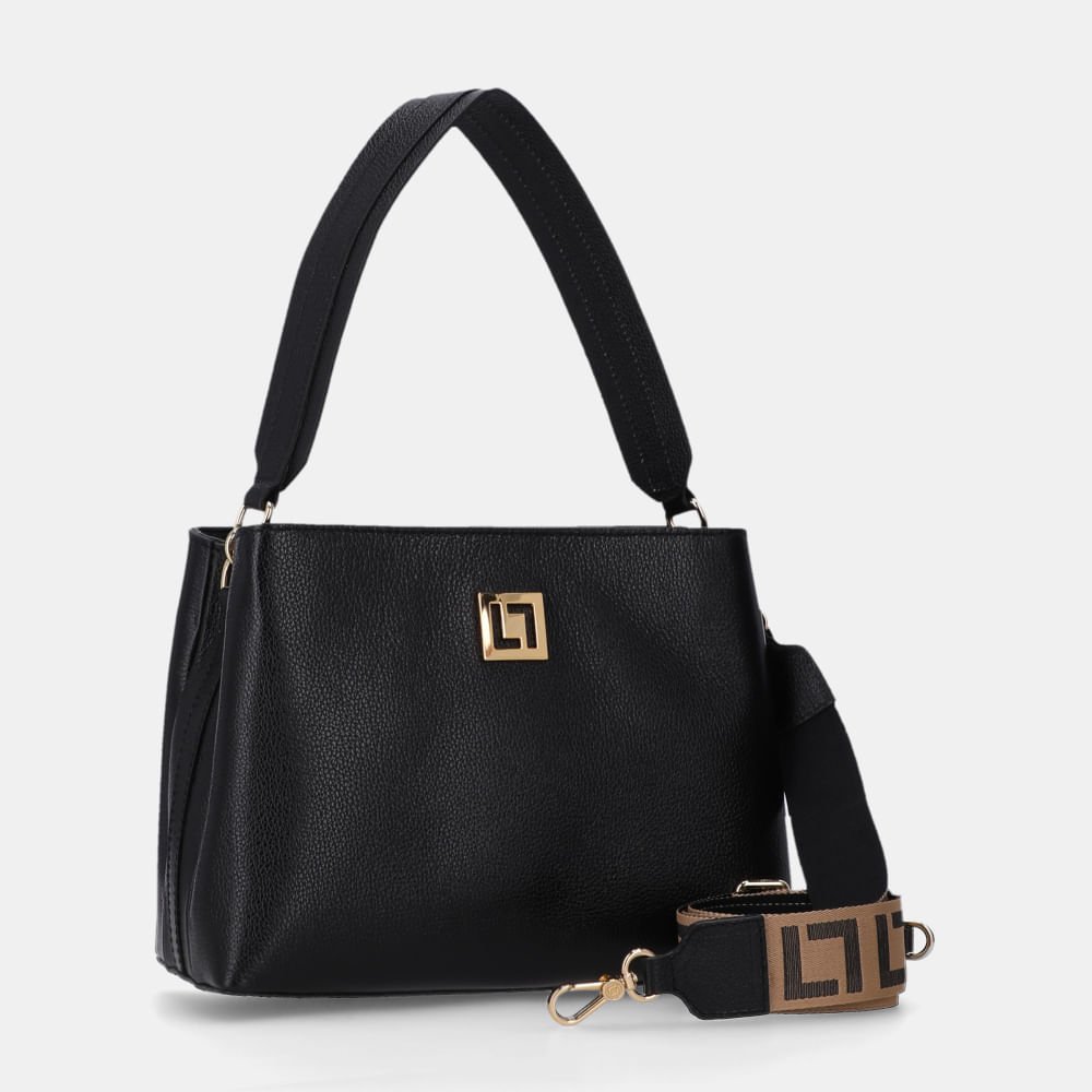 Bolsa Selena Tote Média New Ridge Preto - 2000468 Preto 3