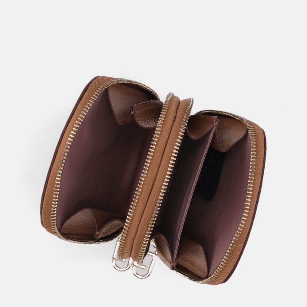 Mini Bag Bella New Ridge Amêndoa - 2000295 Amendoa 5
