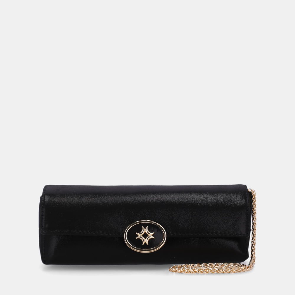 Bolsa Clutch Pequena Puntini Preto - 2000736