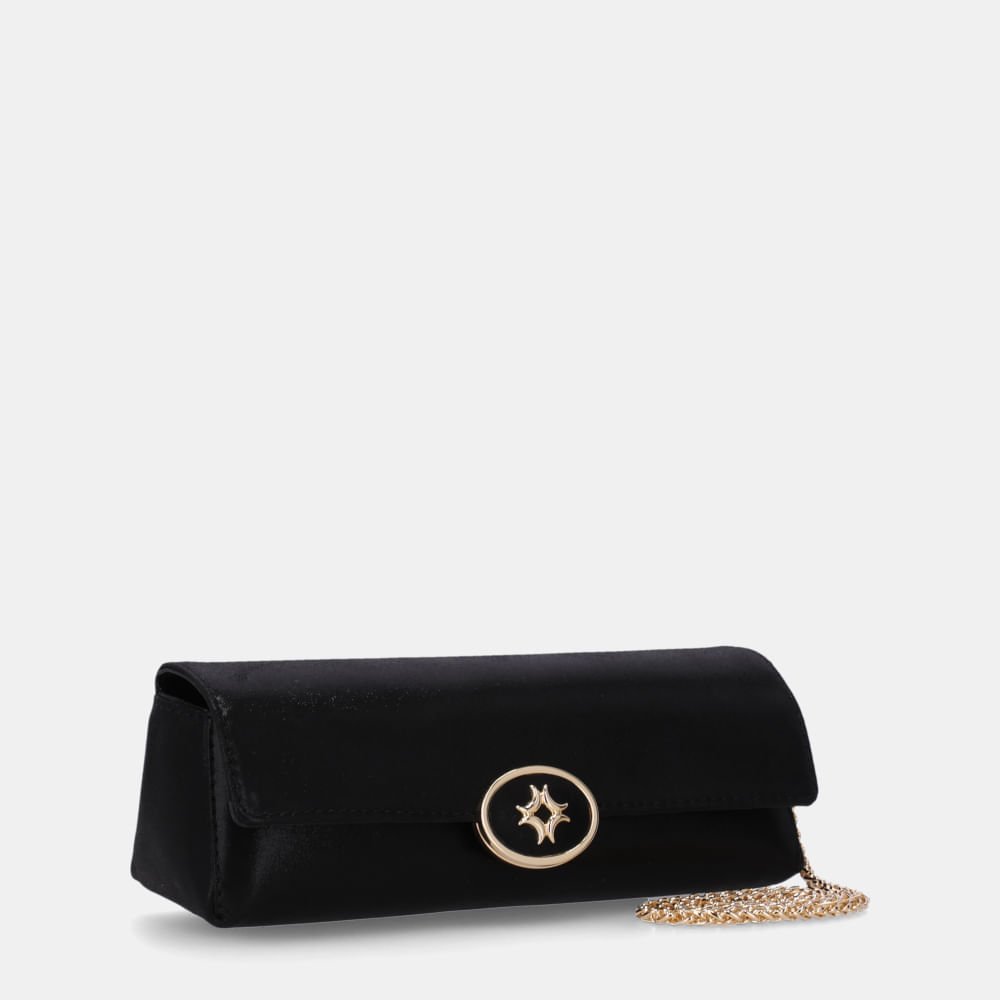 Bolsa Clutch Pequena Puntini Preto - 2000736 Preto 3