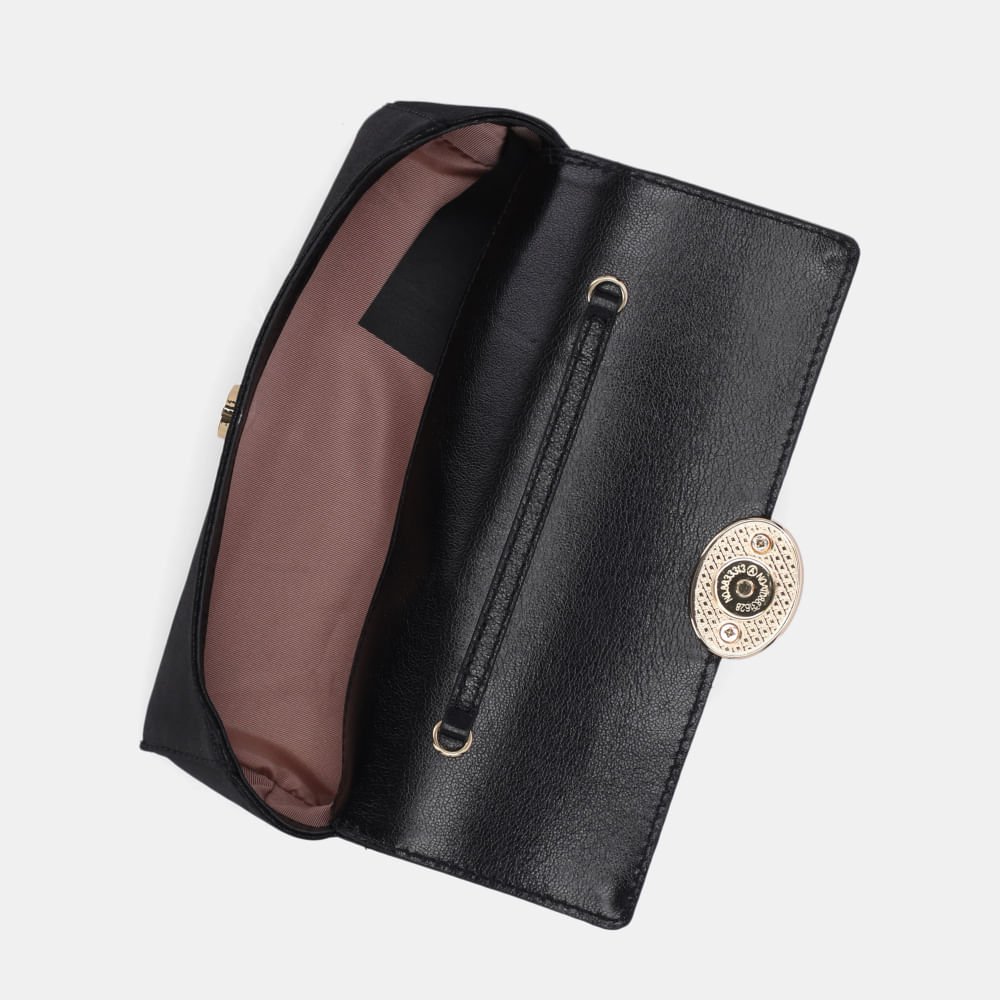 Bolsa Clutch Pequena Puntini Preto - 2000736 Preto 4