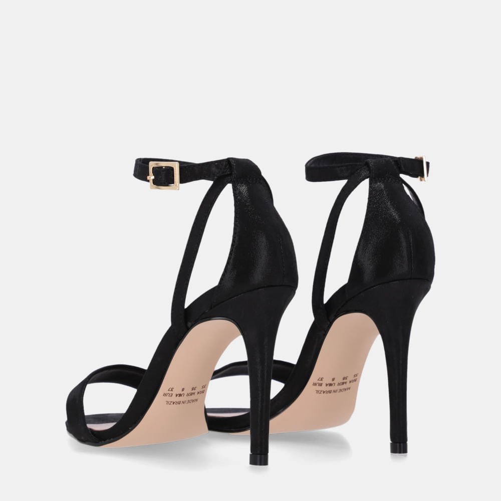Sandália Salto Puntini Preto - 55822800 Preto 3