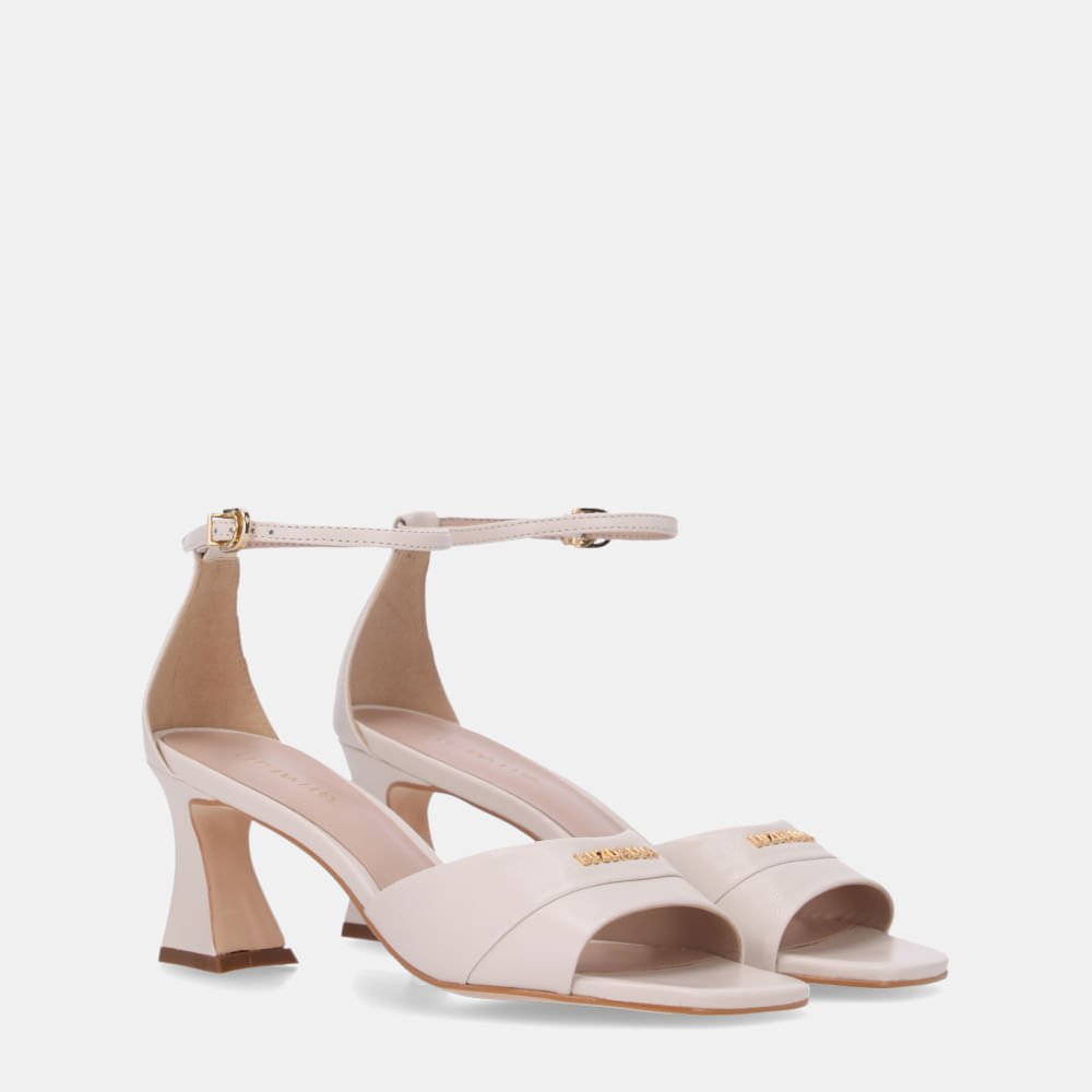 Sandália Salto Pelica Panna - 60740007 Panna 3