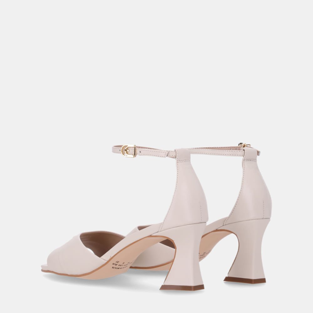 Sandália Salto Pelica Panna - 60740007 Panna 4