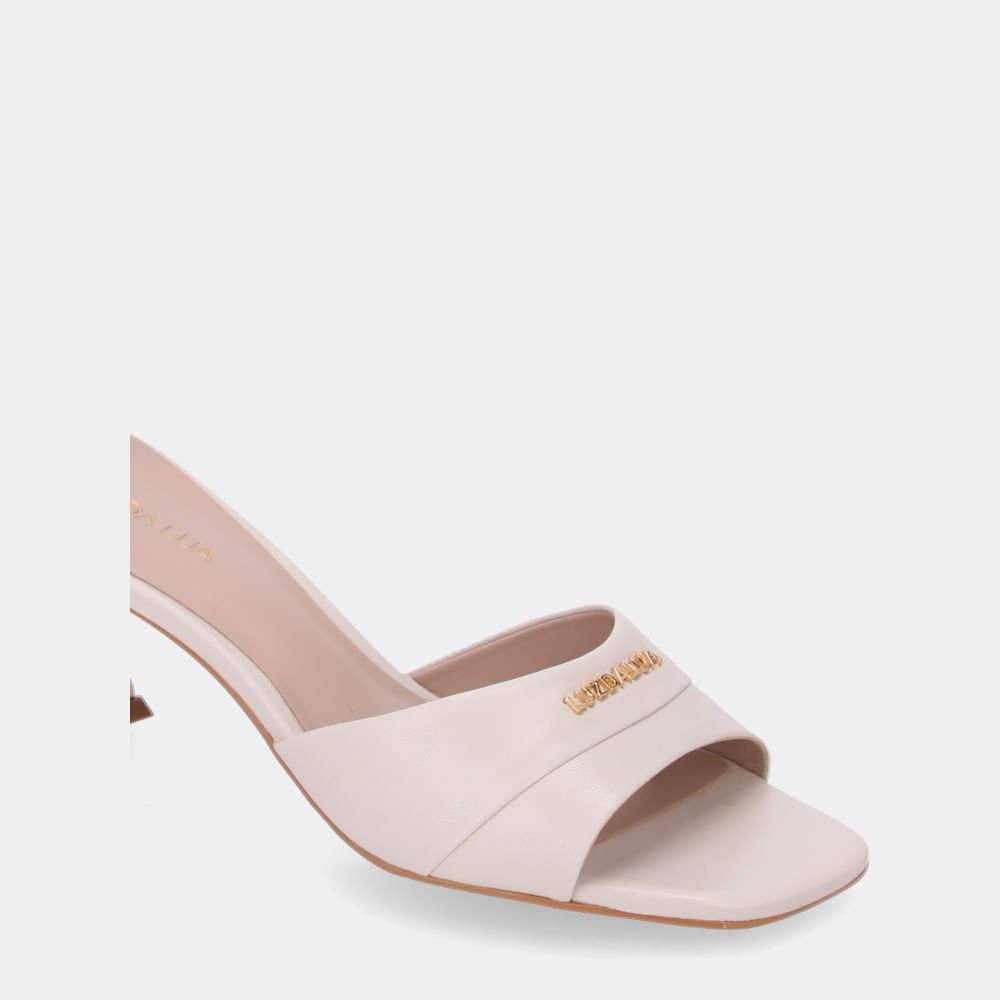 Sandália Salto Pelica Panna - 60740007 Panna 5