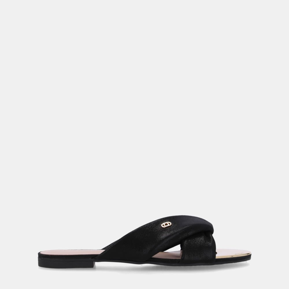 Chinelo Couro Puntini Preto - 53120036