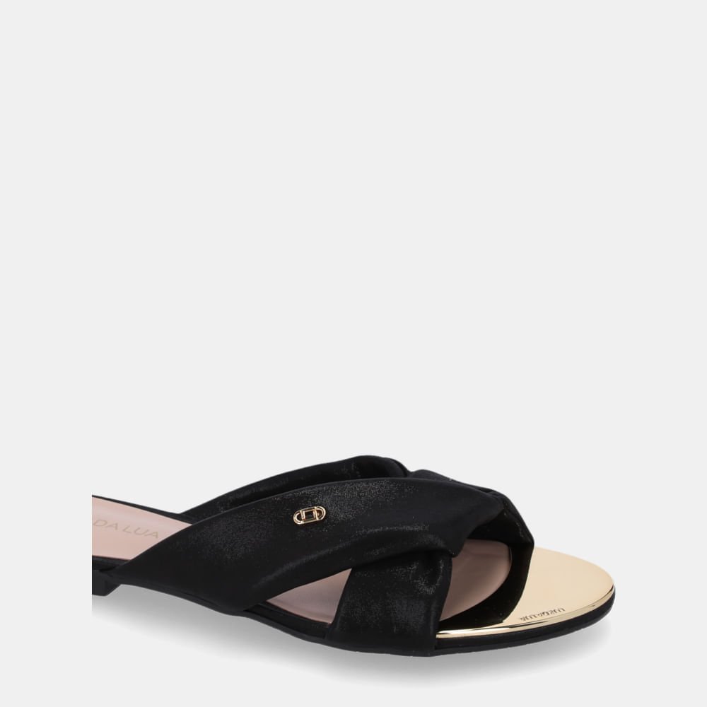 Chinelo Couro Puntini Preto - 53120036 Preto 4