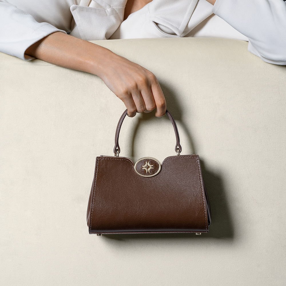 Bolsa Diana Tote Pequena Atacama Trufa - 2000576 Trufa 2