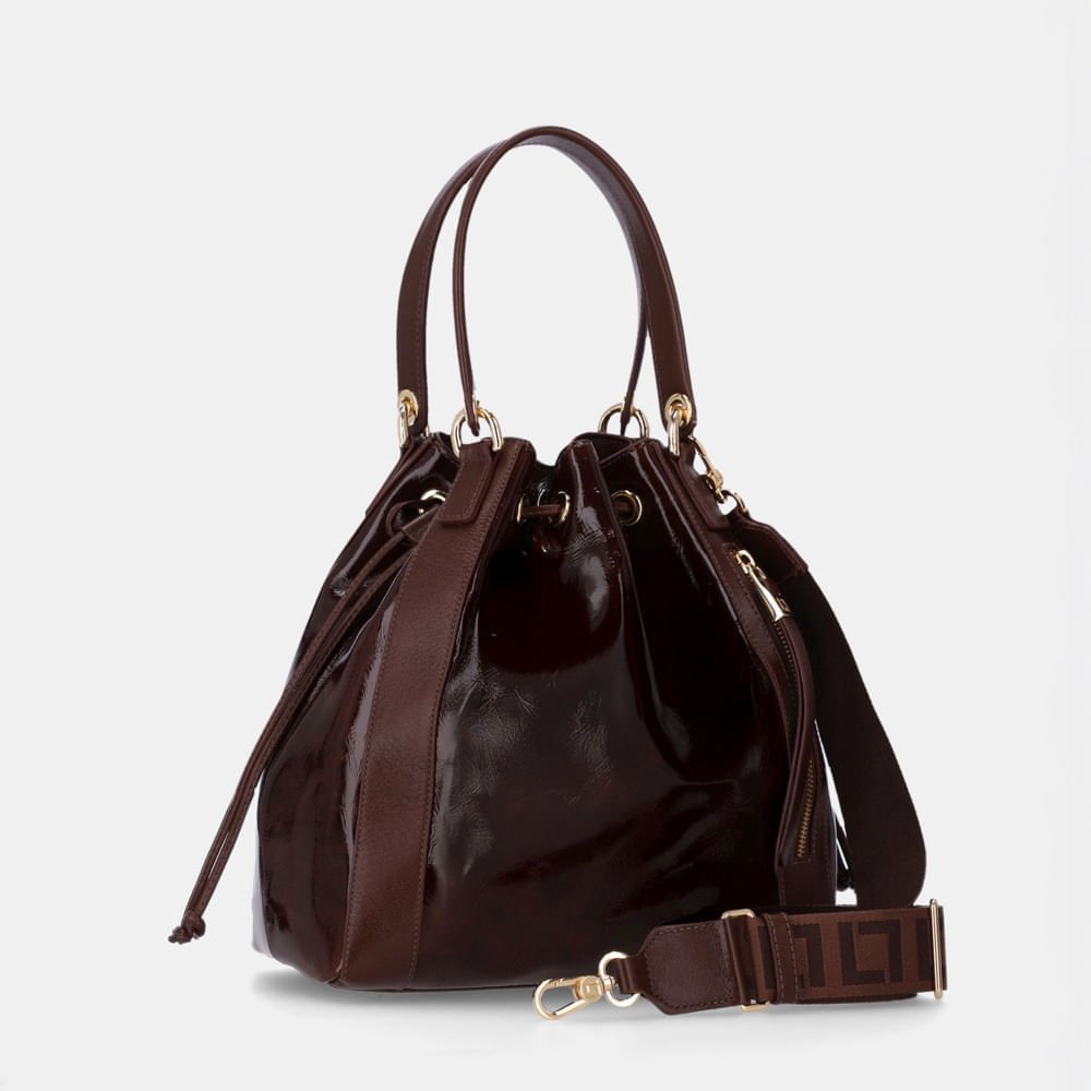 Bolsa Kiara Bucket Grande Murano Trufa - 10006643 Trufa 4